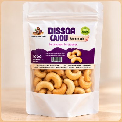Cajou torréfié non salé 100g