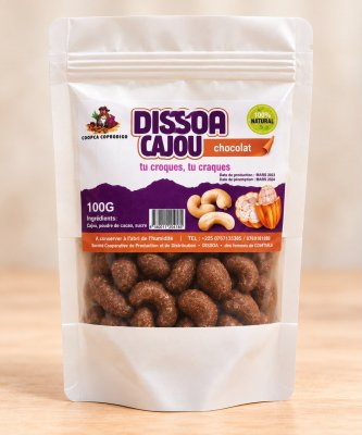 Cajou enrobé de chocolat 100g