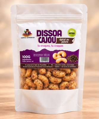 Cajou au poivre 100g